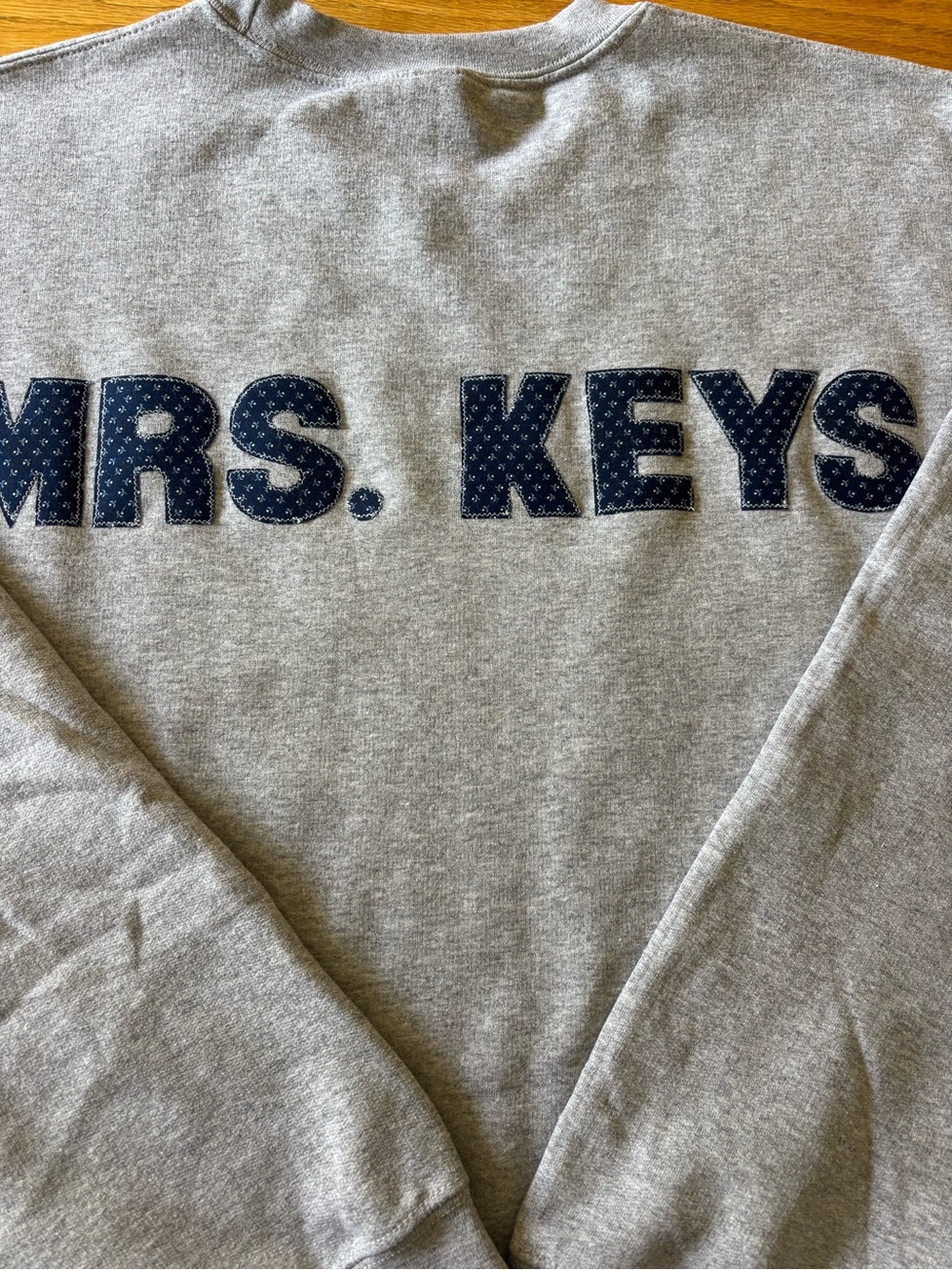 NEW Teacher sweatshirt Gray Sweatshirt crewneck hoodie or tshirt fabric appliqué